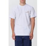 Magliette & T-shirt casual grigie XL di cotone a girocollo lavabili in lavatrice mezza manica con scollo rotondo Carhartt Script 