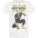 T-Shirt Anime di My Hero Academia - All Might - S a M - Uomo - bianco