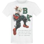 T-Shirt Anime di My Hero Academia - Bakugo - Quote - L a XL - Uomo - bianco