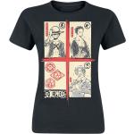 T-Shirt Anime di One Piece - Characters - M - Donna - nero