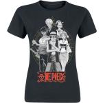 T-Shirt Anime di One Piece - One Piece - Group - S a L - Donna - nero