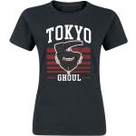 T-Shirt Anime di Tokyo Ghoul - College Dropout - S a XXL - Donna - nero