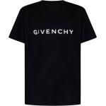 Magliette & T-shirt nere XS taglie comode di cotone a girocollo mezza manica con scollo rotondo Givenchy 