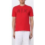 Magliette & T-shirt scontate rosse L a girocollo mezza manica con scollo rotondo Giorgio Armani Exchange 