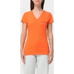 Vestiti ed accessori estivi arancioni XS di cotone per Donna Giorgio Armani Exchange 