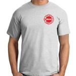 T-Shirt (Ash/Grigio) Chicago Fire Dept, Emblema Ro