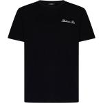 Magliette & T-shirt nere XXS di cotone a girocollo a tema Parigi mezza manica con scollo rotondo Balmain 