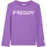 T-shirt manica lunga scontate viola 6 anni di cotone manica lunga per bambini Freddy 