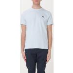 Magliette & T-shirt basic celeste XXL taglia comoda per Uomo Fred Perry 