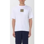 Magliette & T-shirt basic bianca S di cotone per Uomo K-WAY 