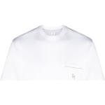 Magliette & T-shirt bianche XXL taglie comode a girocollo mezza manica con scollo rotondo Eleventy 