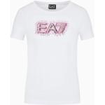 Magliette & T-shirt fucsia M con paillettes mezza manica con scollo rotondo per Donna EA7 