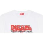 Magliette & T-shirt bianche S in jersey Bio con scollo rotondo per Uomo Diesel 