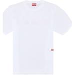 Magliette & T-shirt stampate bianche S in jersey per Uomo Diesel 