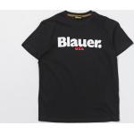 T-shirt nere di cotone per bambino Blauer di Giglio.com 
