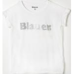 T-shirt bianche di cotone per bambino Blauer di Giglio.com 