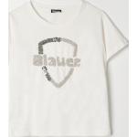 T-shirt bianche di cotone per bambino Blauer di Giglio.com 