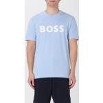 Vestiti ed accessori estivi celesti XL di cotone per Uomo Boss 