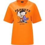 Magliette & T-shirt arancioni XL di cotone mezza manica con scollo rotondo per Donna Freddy Charlie Brown 