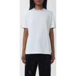Magliette & T-shirt bianche XS a girocollo con scollo rotondo per Donna Golden Goose 