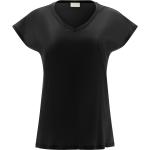 Magliette & T-shirt sconti Black Friday nere L di modal con scollo a V mezza manica con scollo a V per Donna Freddy 