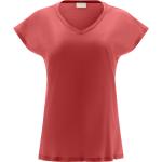 Magliette & T-shirt sconti Black Friday rosse L di modal con scollo a V mezza manica con scollo a V per Donna Freddy 