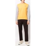 Magliette & T-shirt color block arancioni con scollo tondo manica lunga con scollo rotondo Comme des Garçons PLAY 