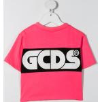 Top scontati rosa in misto cotone mezza manica per bambina GCDS Wear di Farfetch.com 