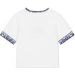 Magliette & T-shirt bianche in jersey con scollo tondo mezza manica con scollo rotondo per Donna Dolce&Gabbana Dolce 