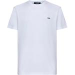 Magliette & T-shirt bianche XL di cotone a girocollo mezza manica con scollo rotondo Dsquared2 