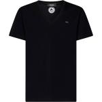Magliette & T-shirt nere XL di cotone con scollo a V mezza manica con scollo a V Dsquared2 