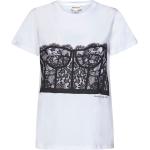 Magliette & T-shirt bianche S di cotone mezza manica con scollo rotondo per Donna Alexander McQueen 