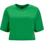 Magliette & T-shirt scontate verdi XL di cotone mezza manica con scollo rotondo per Donna Freddy 