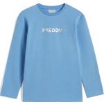 T-shirt manica lunga scontate azzurre 6 anni di cotone manica lunga per bambini Freddy 