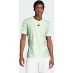 T-shirt verdi L da tennis per Uomo adidas Freelift 