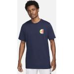 T-shirt blu XXL taglie comode da tennis per Uomo Nike Tennis 