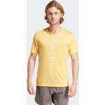 T-shirt gialle XL da running per Uomo adidas Terrex Agravic 