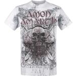 Magliette & T-shirt grigio chiaro M di cotone batik con scollo tondo mezza manica con scollo rotondo per Uomo Amon Amarth 