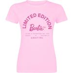 Magliette & T-shirt rosa XXL di cotone con scollo tondo mezza manica con scollo rotondo per Donna Barbie 