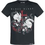 Magliette & T-shirt gotiche nere XL di cotone con scollo tondo con scollo rotondo per Uomo 
