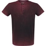 Magliette & T-shirt bordeaux XXL di cotone con scollo tondo mezza manica con scollo rotondo per Uomo Black Premium by EMP 