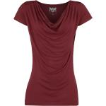 Magliette & T-shirt bordeaux 3 XL taglie comode in viscosa mezza manica con manica corta per Donna Black Premium by EMP 