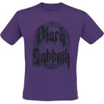 T-Shirt di Black Sabbath - Black Emblem - L a XL - Uomo - porpora