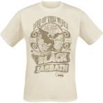 Magliette & T-shirt XXL di cotone con scollo tondo mezza manica con scollo rotondo per Uomo Black sabbath 