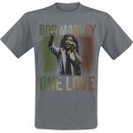 T-Shirt di Bob Marley - One Love Live - S a XXL - Uomo - grigio scuro