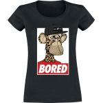 T-Shirt di Bored of Directors - Banksy - S a XXL - Donna - nero