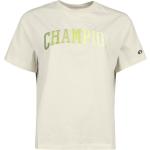Magliette & T-shirt beige XL di cotone con scollo tondo con scollo rotondo per Donna Champion 