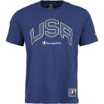 T-Shirt di Champion - Crewneck t-shirt - S a XL - Uomo - blu