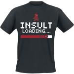 T-Shirt di Deadpool - Insult Loading - S a XXL - Uomo - nero
