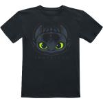 T-Shirt di Dragon Trainer - Kids - Toothless - 104 a 140 - ragazzi & ragazze - nero